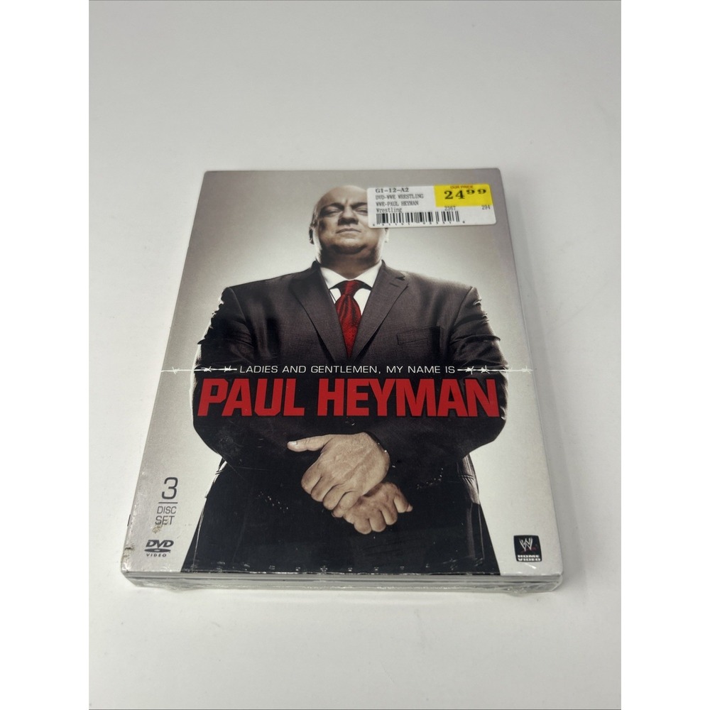 NEW WWE Ladies And Gentlemen My Name Is Paul Heyman 3 Disc DVD Wrestling Sealed
